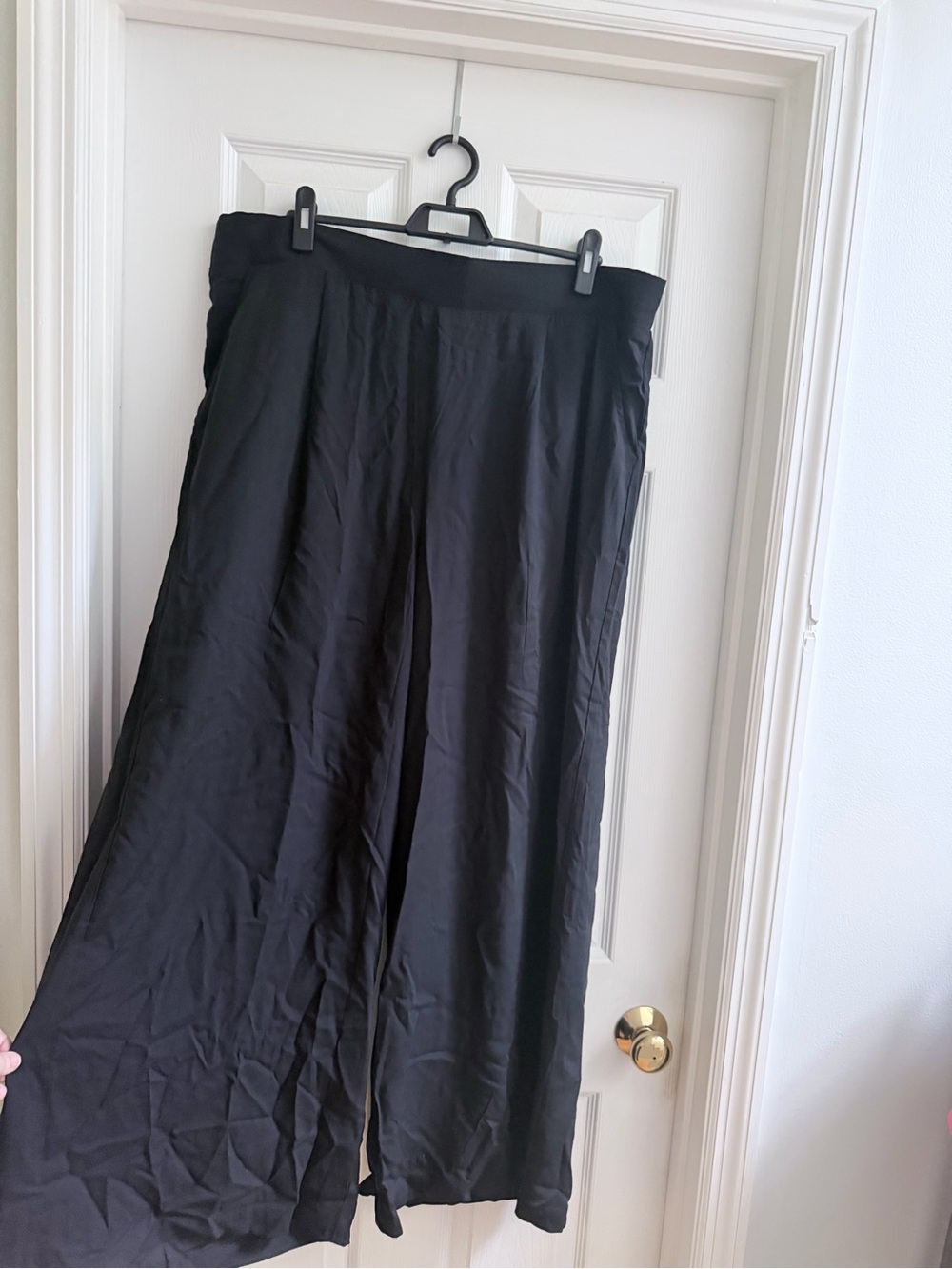 torrid Black Maxi Wide-Leg Skirt Pants